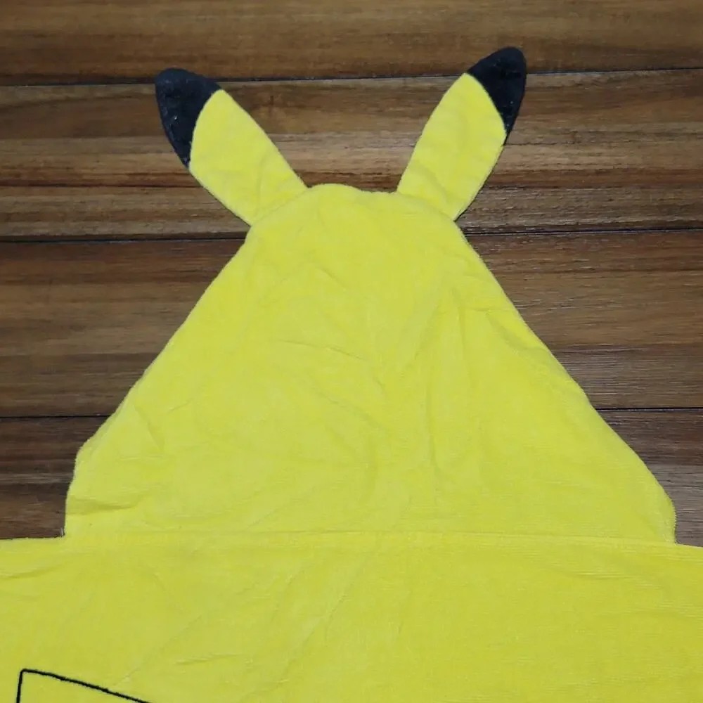 Pokemon Pikachu Terry Cloth Kids Hooded Towel